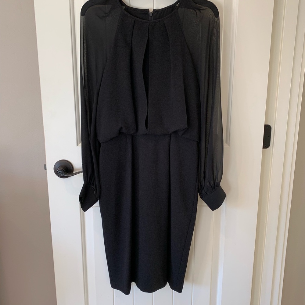 Adrianna Papell black dress • size 6•